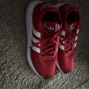 adidas Red and White Men's Sneakers